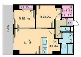 東京都江東区白河1【マンション】の間取り