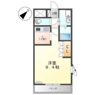 アウラ山手【2階】の間取り