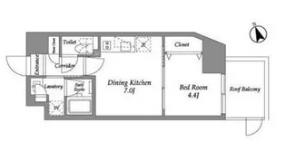 ENetial代官山【4階】の間取り