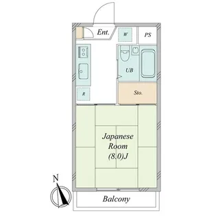 大塚第2マンション【1階】の間取り