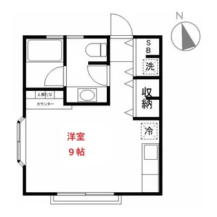 東京都大田区南馬込4【アパート】の間取り
