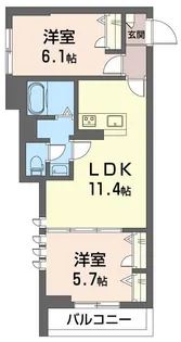 アタラクシア湘南【2階】の間取り