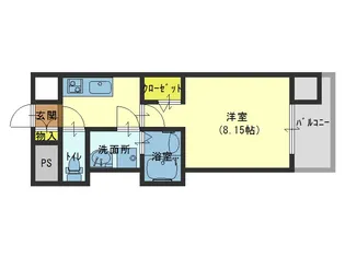 大阪府大阪市生野区勝山南1【マンション】の間取り