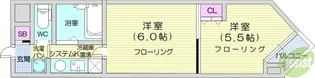 バリュー大和町【5階】の間取り