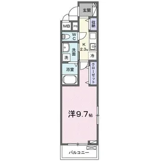 ティ・ワイ レジデンス【2階】の間取り