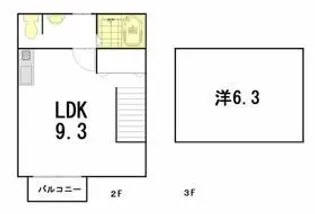 フラワーマウンテン【2階】の間取り