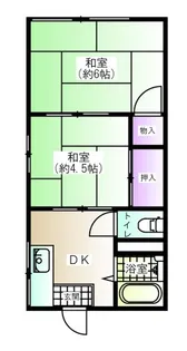 サンハイム高橋【1階】の間取り
