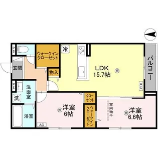 Daiya Soie(ダイヤ ソワ)【1階】の間取り