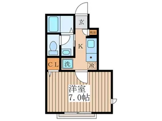 エクセルハイツ【1階】の間取り