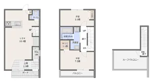 神奈川県横浜市港北区篠原東1【一戸建】の間取り
