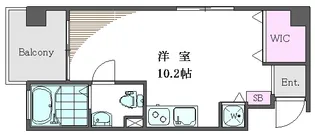 イクス・セラピア【5階】の間取り