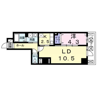 ストリーム品川イースト【3階】の間取り