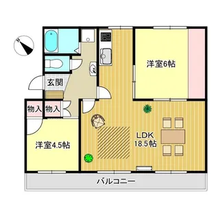 AZGarden千本浜公園 2号棟【1階】の間取り
