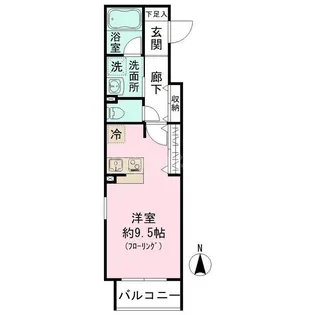 LEO FIOREGALO印内【4階】の間取り