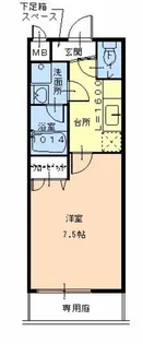 フジパレス北王子【1階】の間取り