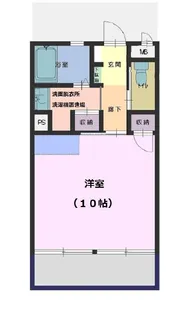 ヴァン・ヴェール【3階】の間取り