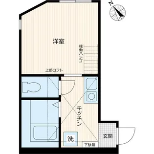 神奈川県横浜市神奈川区三ツ沢東町【アパート】の間取り
