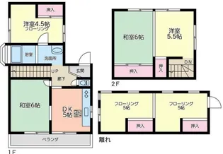 神奈川県横浜市保土ヶ谷区鎌谷町【一戸建】の間取り