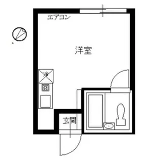 鳳ハイツ【1階】の間取り