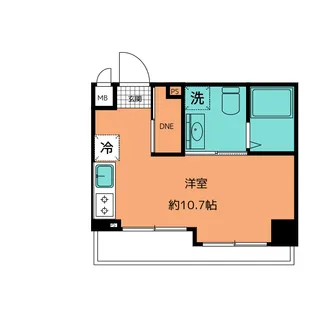 リエス千葉新宿【8階】の間取り