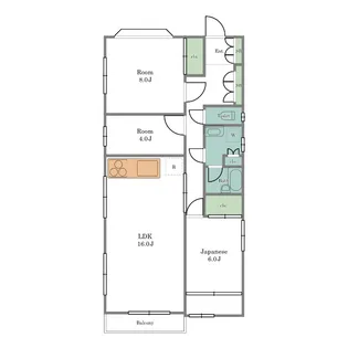 島田方【2階】の間取り