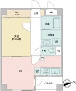 アーバンラックス今池【1階】の間取り