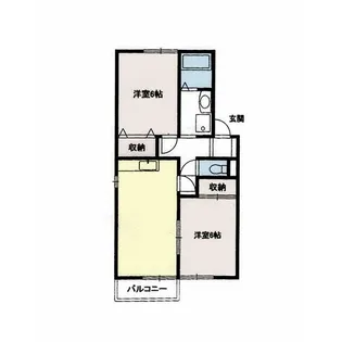 コスモエステート【2階】の間取り