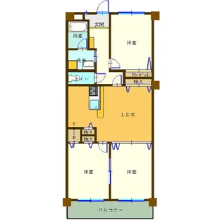 パルティール【2階】の間取り