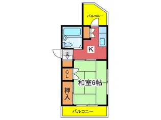 めぞんエル【3階】の間取り