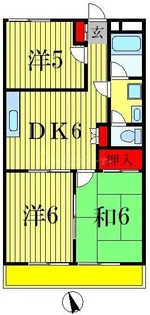 ルミエールI【4階】の間取り