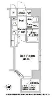 コンフォリア浅草橋DEUX【2階】の間取り