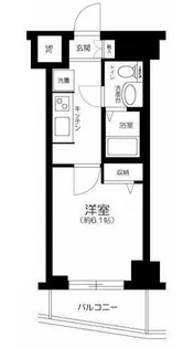 ステージグランデ高輪【11階】の間取り
