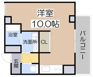 フィオーラマンション天王寺【4階】の間取り