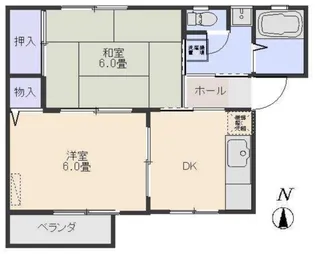ディアス千歳【2階】の間取り