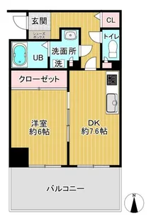 コスモフォーラム1号棟【1階】の間取り