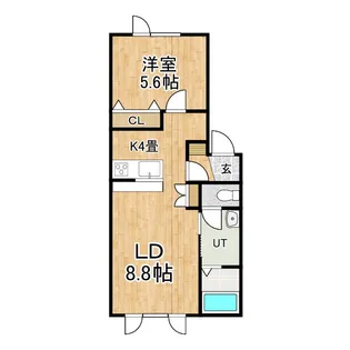 ル・マージュII【2階】の間取り