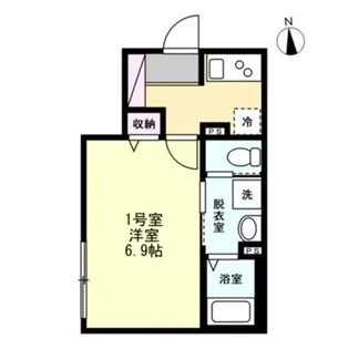 ベイルーム本厚木ブルーム【3階】の間取り
