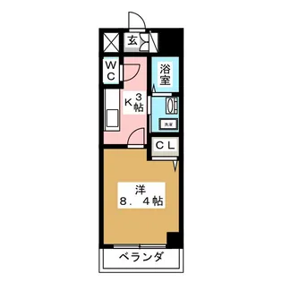 HF丸の内レジデンス【5階】の間取り