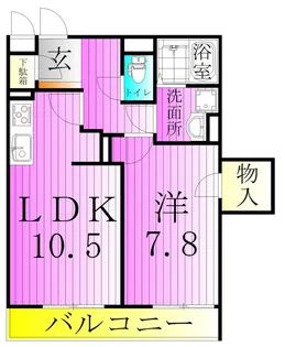 (仮称)リブリ・足立区西新井【1階】の間取り