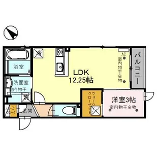 トゥールビヨン【2階】の間取り