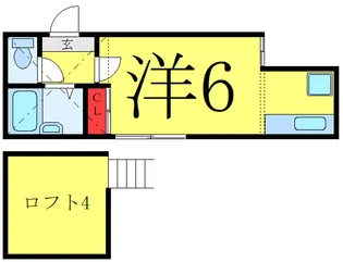 アイコート鳩ケ谷【2階】の間取り