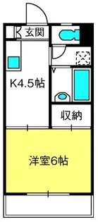 第一松運ハイツ【3階】の間取り