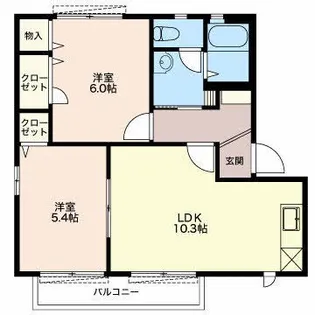 グリーンライズ S【2階】の間取り