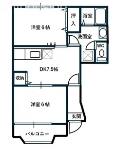 ピュアクレストI【1階】の間取り