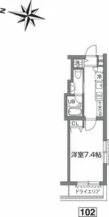 プライムアーバン烏山コート【1階】の間取り