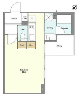 エルスタンザ代々木【2階】の間取り