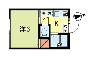ハイツコーワ【1階】の間取り