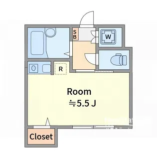 メゾンレーヴ鷺宮【1階】の間取り