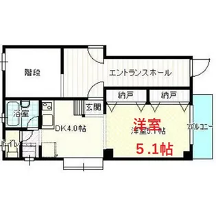 カーザカルディーノ【1階】の間取り