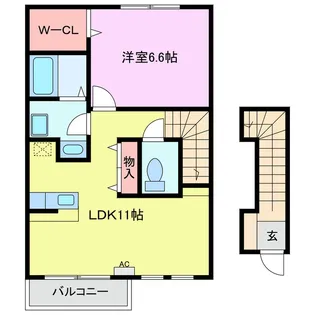 グラン クロシェット【2階】の間取り